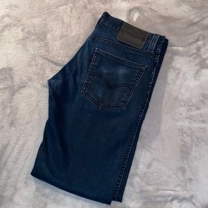 Men's slim fit denim/spandex blend jeans
